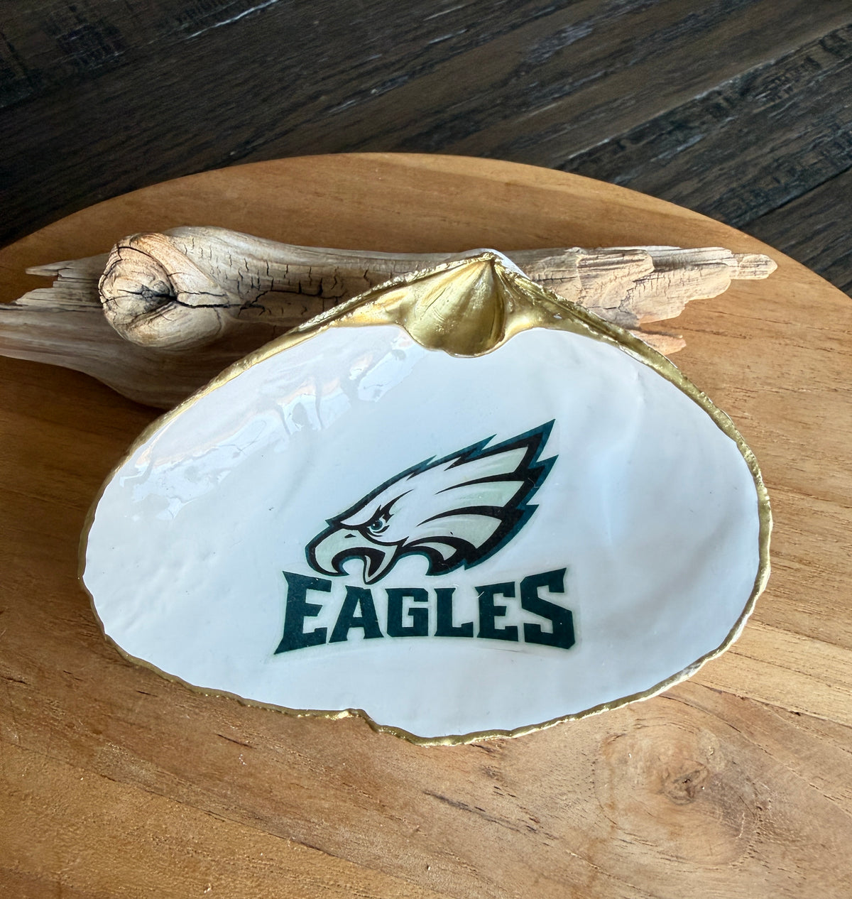 Eagles Clam Shell Trinket Dish