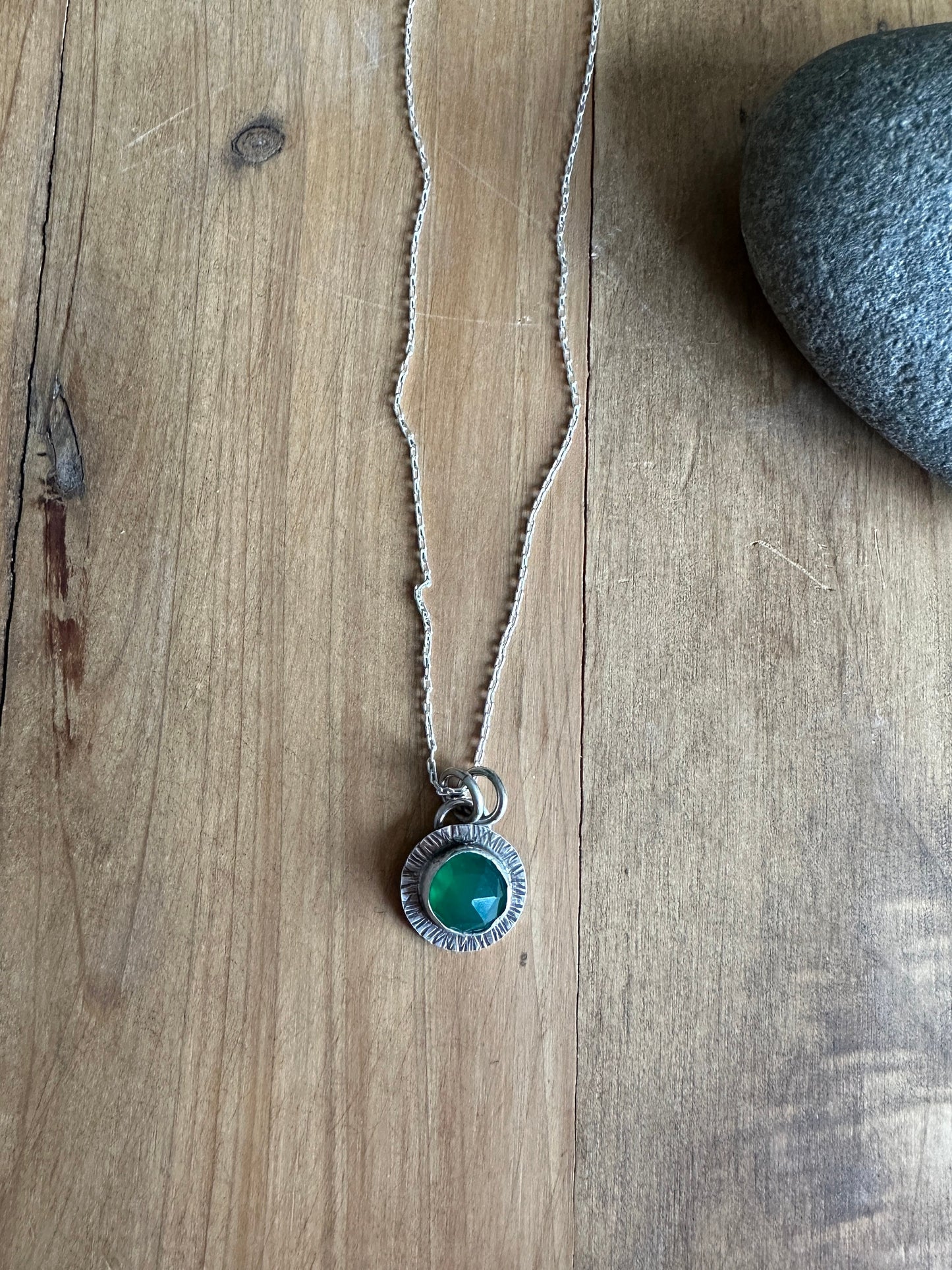 Green onyx necklace, green onyx pendant, necklace, onyx jewelry, green jewelry, sterling silver green onyx necklace, sterling silver jewelry