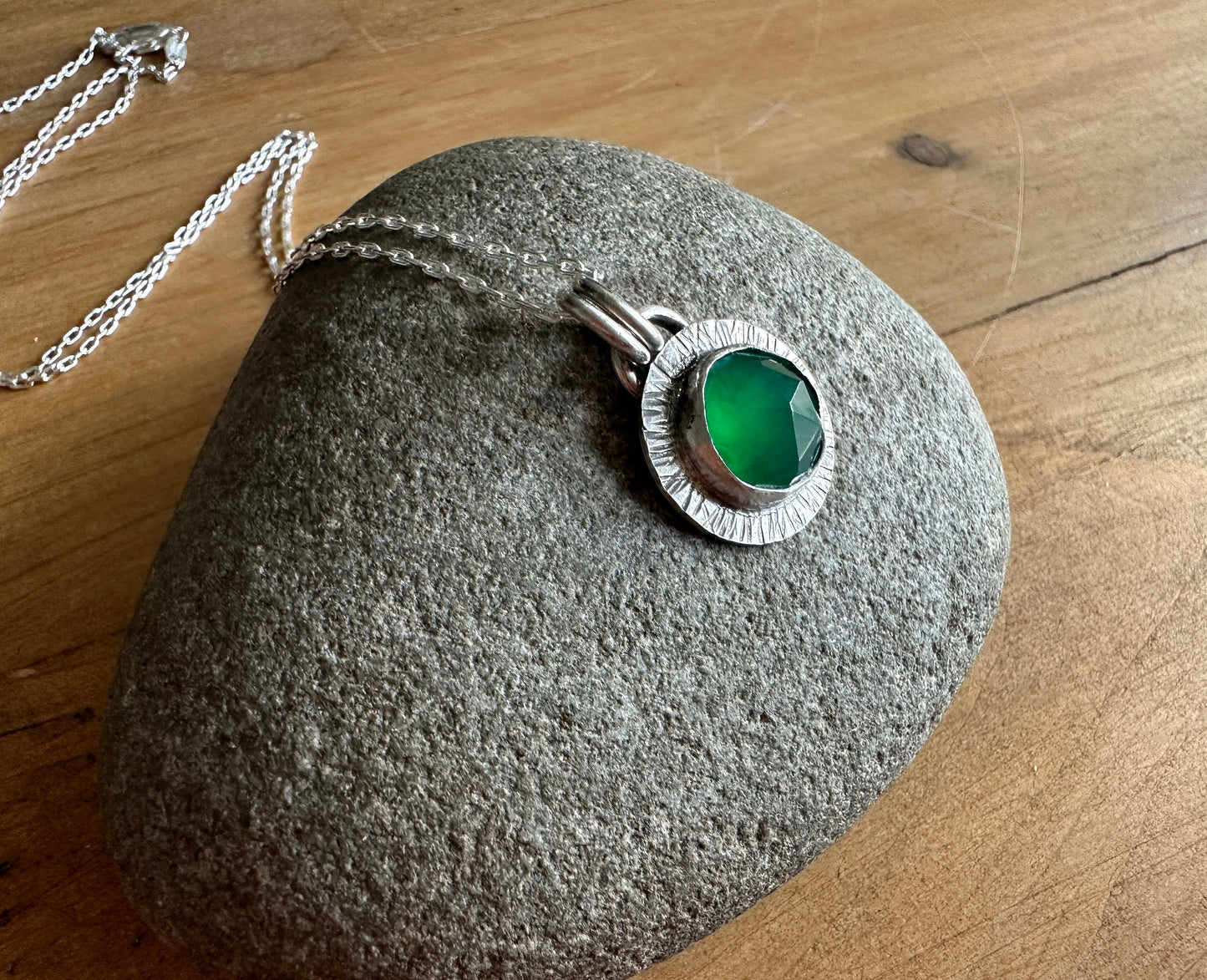 Green onyx necklace, green onyx pendant, necklace, onyx jewelry, green jewelry, sterling silver green onyx necklace, sterling silver jewelry