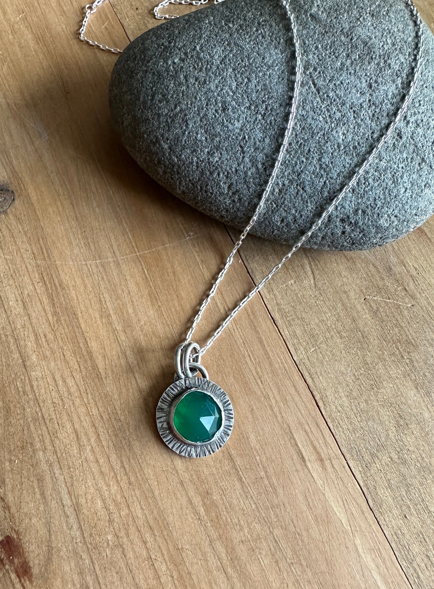 Green onyx necklace, green onyx pendant, necklace, onyx jewelry, green jewelry, sterling silver green onyx necklace, sterling silver jewelry